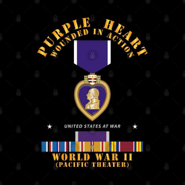 Purple Heart - WIA w WWII SVC w Purple Heart - Pacific by twix123844