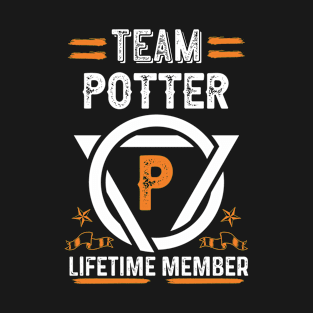 Team potter Lifetime Member, Family Name, Surname, Middle name T-Shirt