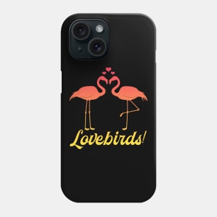 Flamingos in Love Phone Case