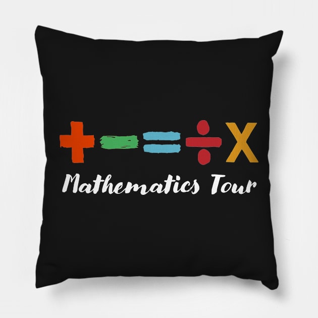 Ed Sheeran Math Tour The Mathematics Tour 2023 Pillow by TDH210