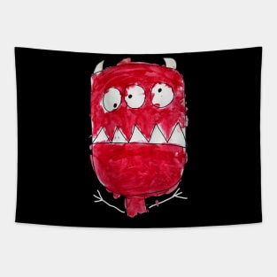 Red Monster Needs a Hug 2 Tapestry