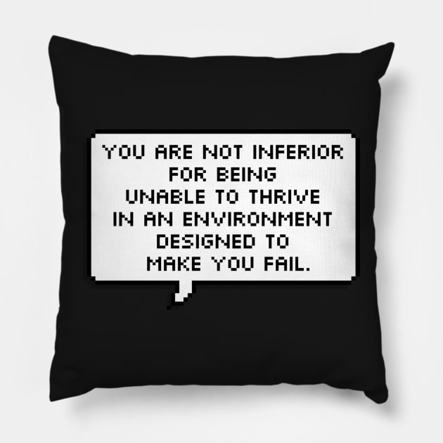 Encouragement 2 Pillow by Wyyrmwood