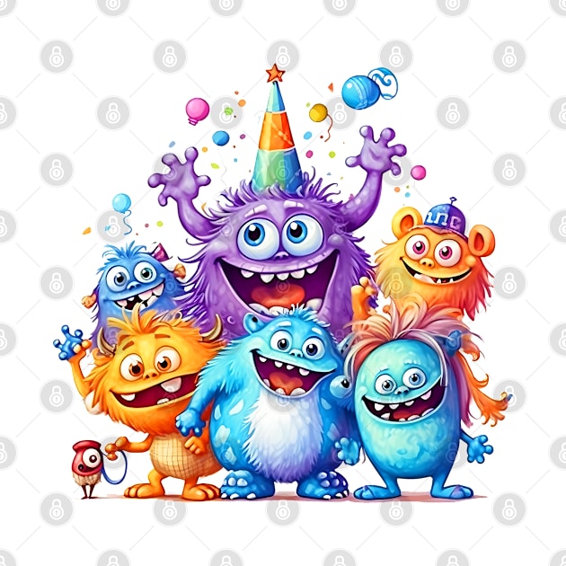 Monster Party #2 by Chromatic Fusion Studio