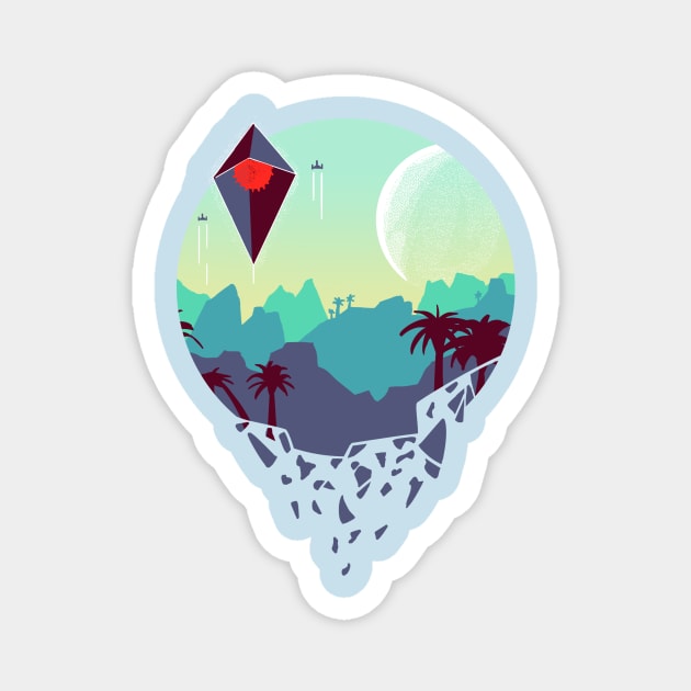 Explorer (No Man's Sky) Magnet by bobwulff