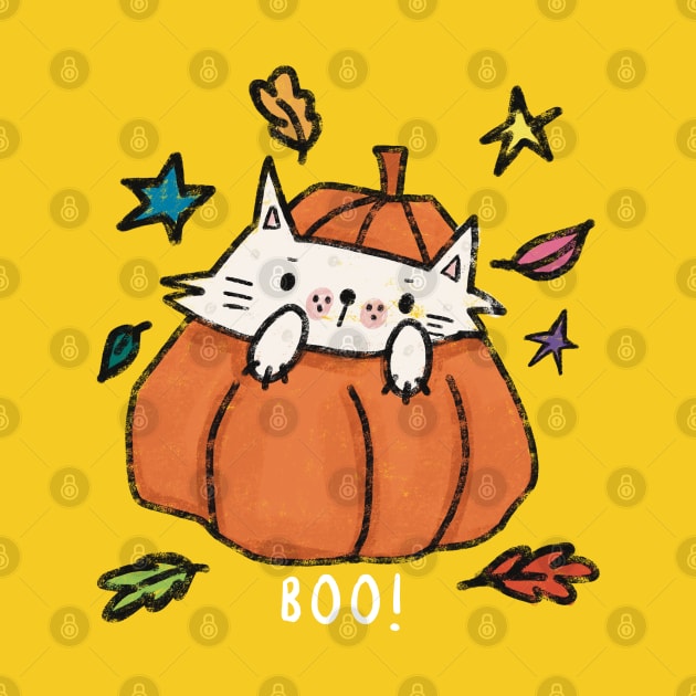 KITTY BOO by NICHOLACOWDERYILLUSTRATIONS 