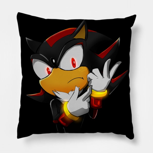 Shadow the Hedgehog Pillow by CaioAD