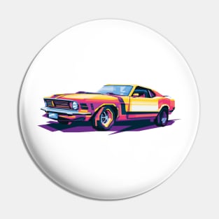 BOSS MUSTANG Pin