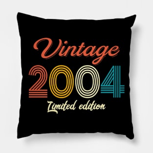 Vintage 2004 Limited Edition 18th Birthday 18 Year Old Gift Pillow