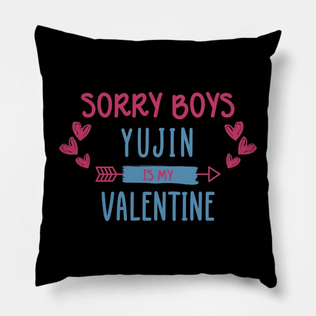 Sorry Boys Yujin Is My Valentine ZEROBASEONE Pillow by wennstore