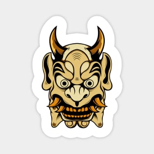 japanese devil mask Magnet