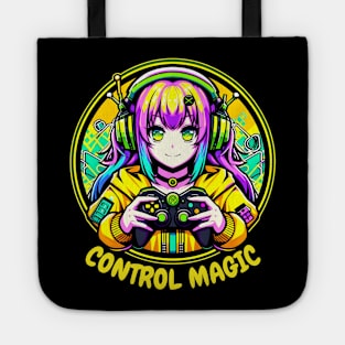 Control magic gamer girl Tote