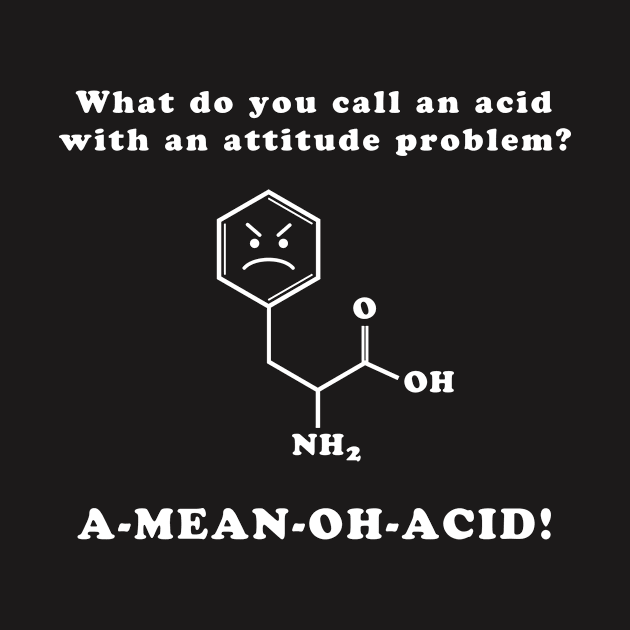 Chemistry Shirt - A Mean Oh Acid by redbarron