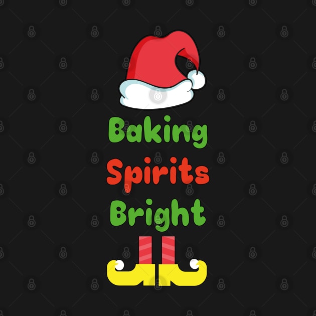 Elf - Baking Spirits Bright Christmas Baking by ScrewpierDesign