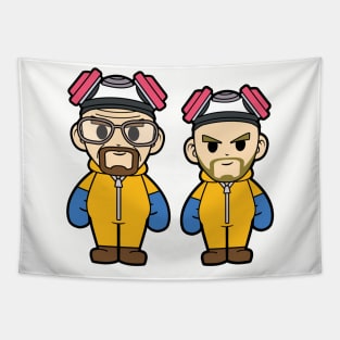 Walter White and Jesse Pinkman Chibi Tapestry