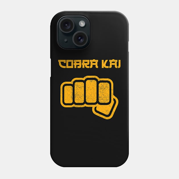 COBRA KAI design ✅ strike first nostalgia 80s tv yellow version Phone Case by leepianti