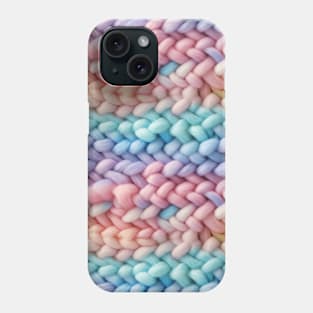 Pastel Knit Waves Phone Case