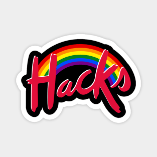 Hacks Pride Rainbow Magnet