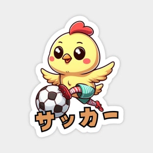 Chicken Football player Magnet