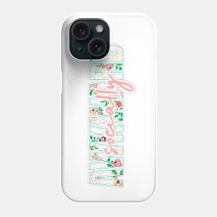 Socially Awkward Floral Phone Case