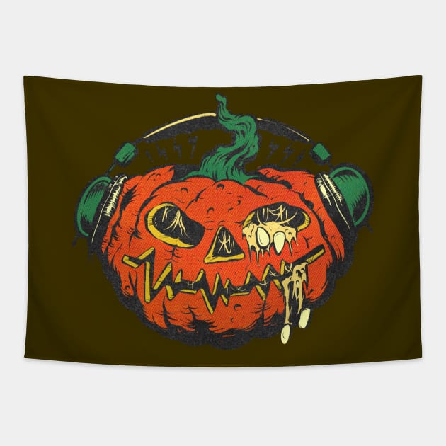 Track-O-Lantern Tapestry by halloween_shindig