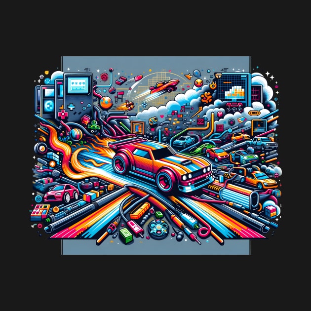 Gaming Themed Hot Wheels by HorseDriftKNS