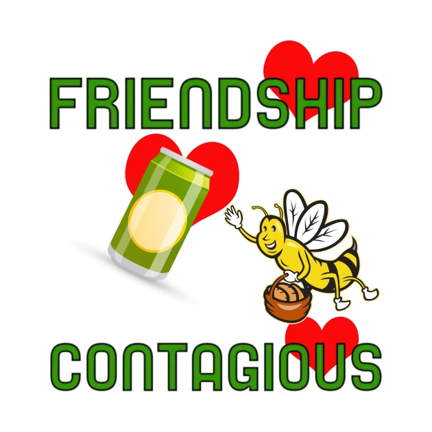 Friendship contagious by Pieartscreation
