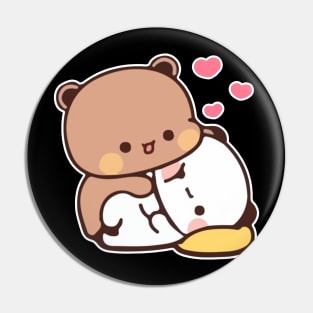 PANDA AND BROWNIE Pin