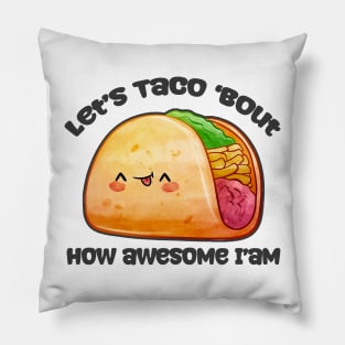 Mexican Tacos And Tequila Funny Pillow