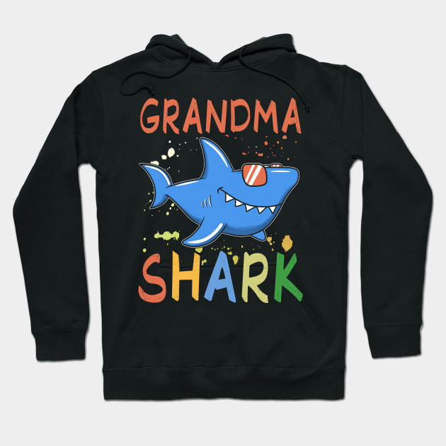 grandma shark hoodie