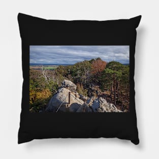 Devil's Wall, rocks, Blankenburg, Harz, Saxony-Anhalt, Germany Pillow