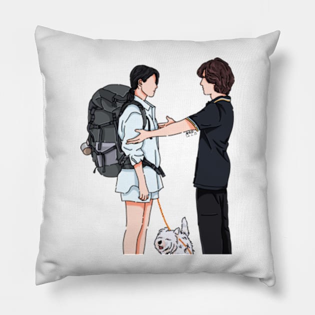 Summer Strike / I Don't Want To Do Anything Pillow by ayshatazin