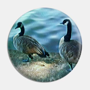 Canadian Geese Pin