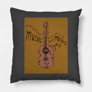 Music is Healing Pillow