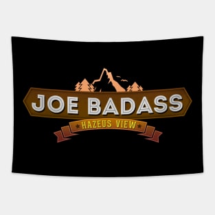 Hazeus View Joe Badass Tapestry