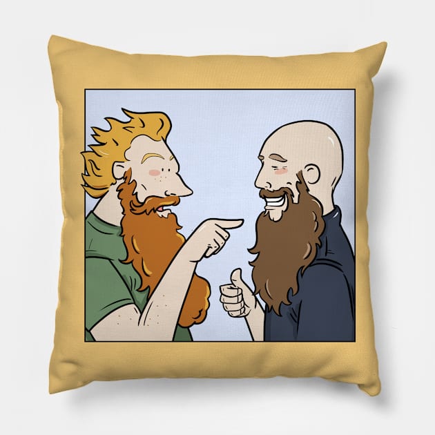 Beard Pillow by Otterlyalice