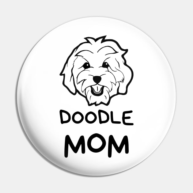 Doodle Mom Pin by Mplanet