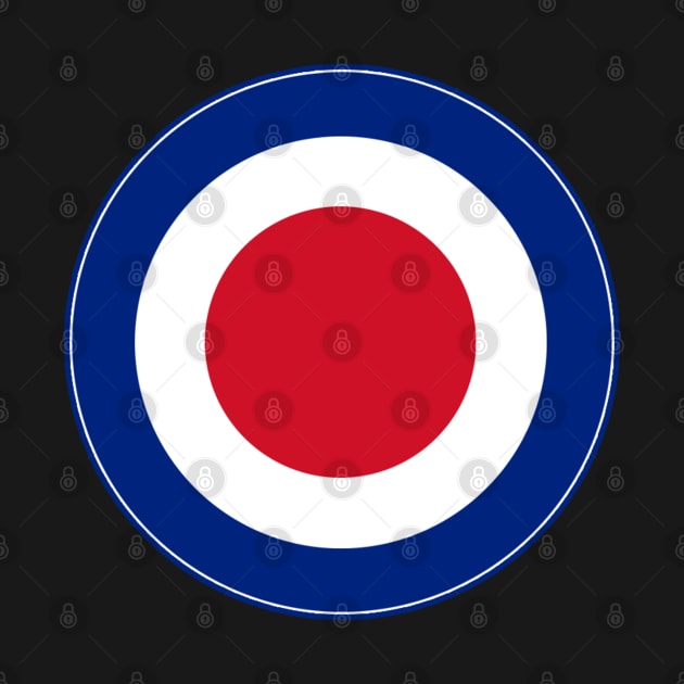 Red white and blue roundel by erndub