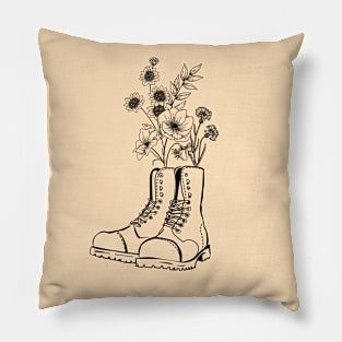 Wildflower Boots Pillow