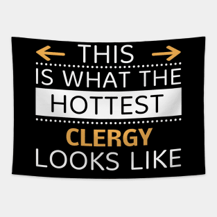 Clergy Looks Like Creative Job Typography Design Tapestry