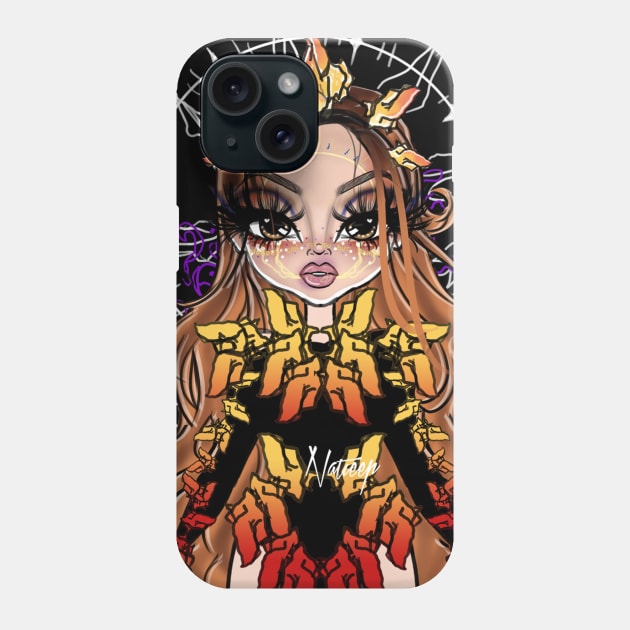 Starfish girl Phone Case by natieep