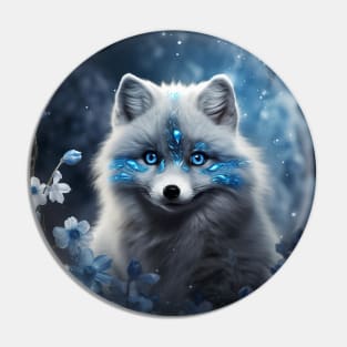 Arctic Fox Pin