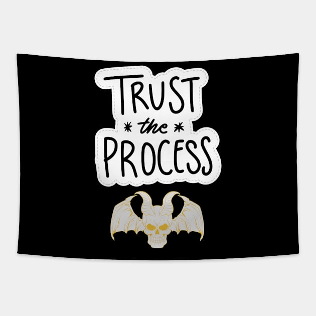 TRUST IN THE PROCESS Tapestry by Klau