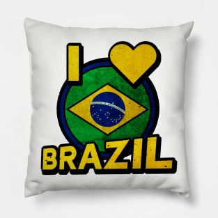 I ♥ BRAZIL Pillow