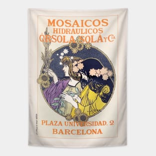 Mosaicos Hidráulicos Òrsola Solá y Cia. 1898 Tapestry