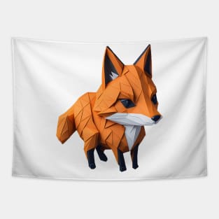 Tangram Fox Tapestry