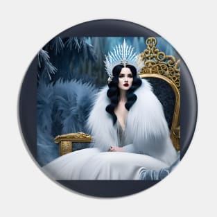 The Snow Queen on her Throne Pin