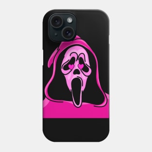 Pink Heart Eyed Scream Phone Case