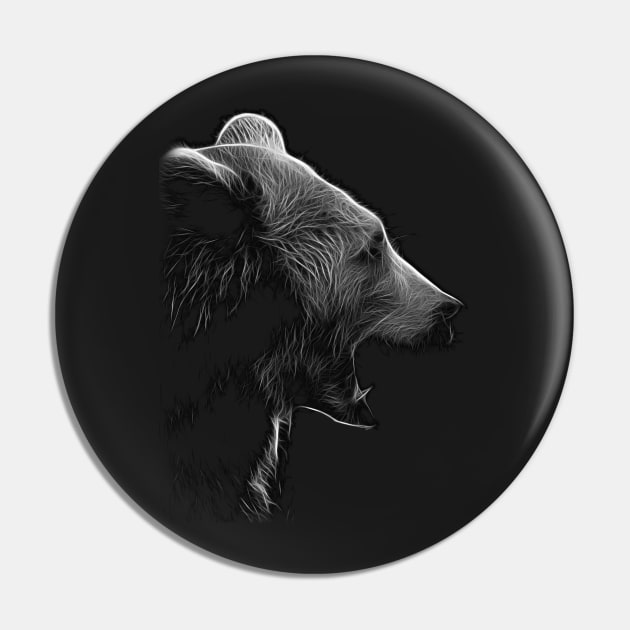 bear, black and white shirt Pin by hottehue