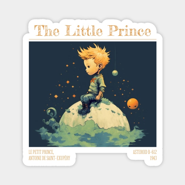 Little Prince - Le Petit Prince children's books Magnet by OutfittersAve