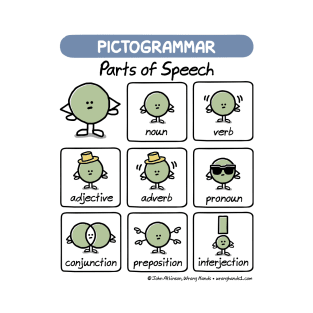 Pictogrammar - Parts of Speech T-Shirt